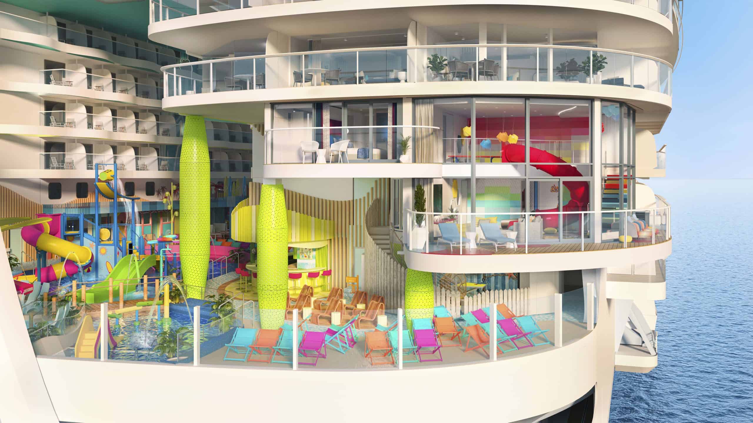 Exterior view of Ultimate Family Townhouse at Icon of the Seas