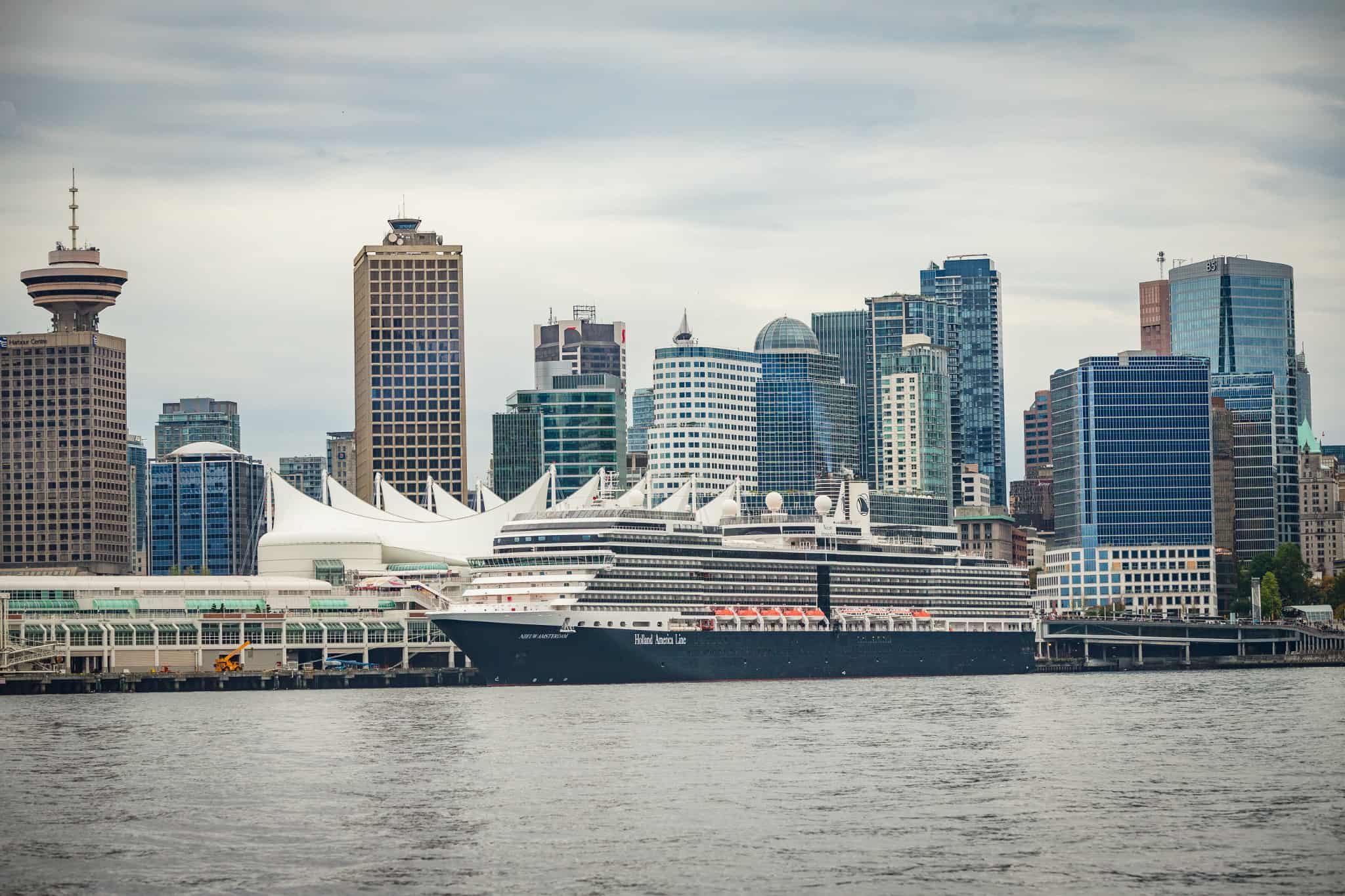  Amsterdam docked in Vancouver, Canada