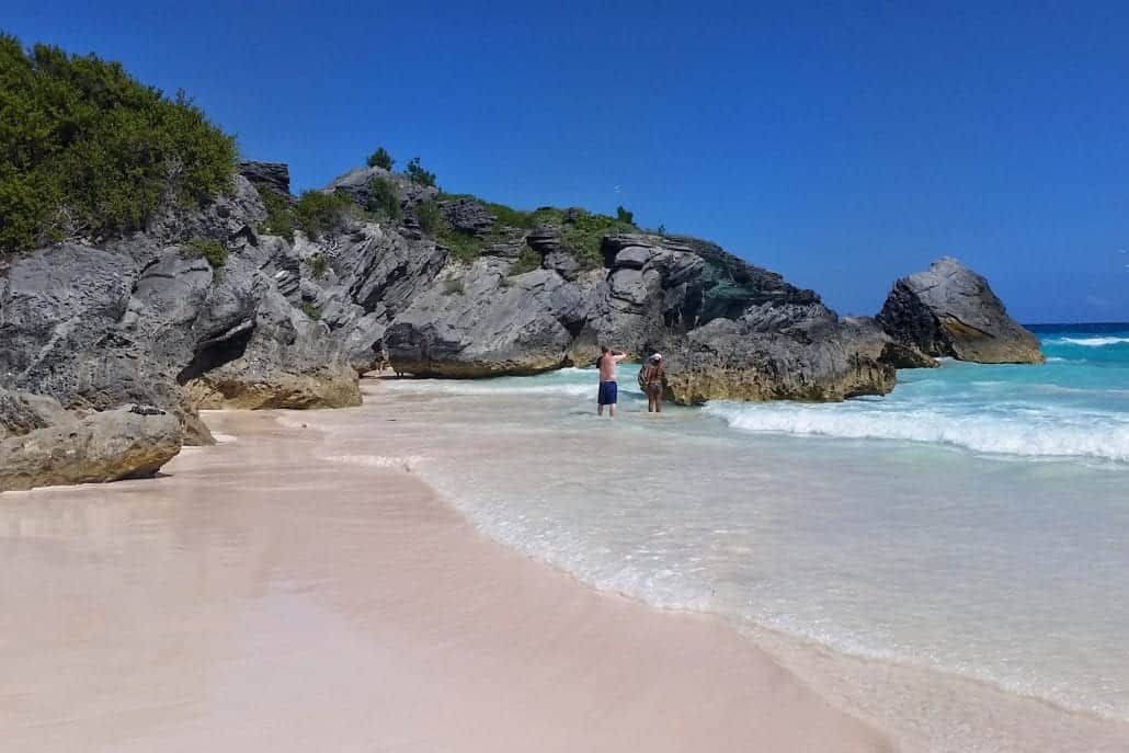 bermuda beach clear waters