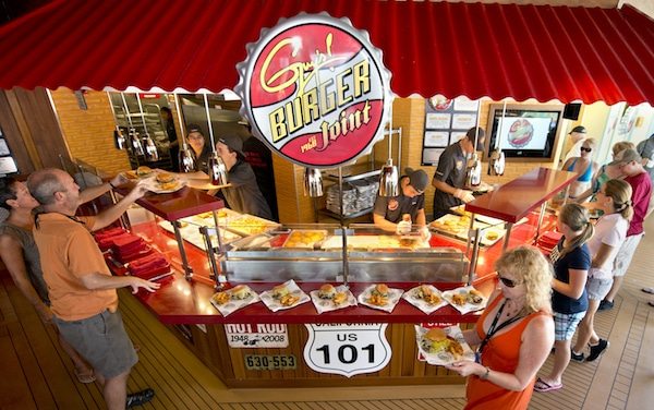 Guide to Carnival Cruise Line burgers