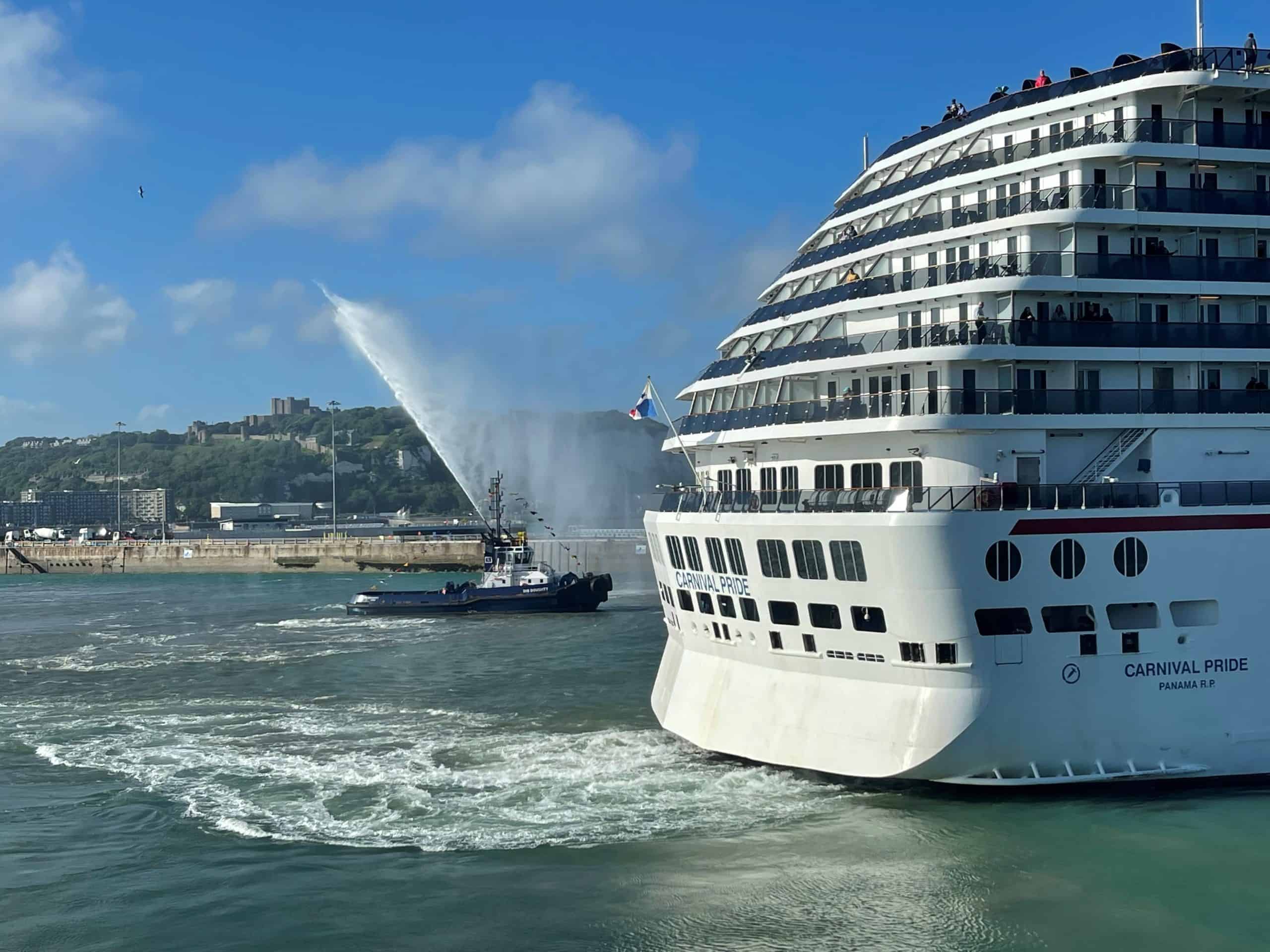 carnival cruise line pride dover england