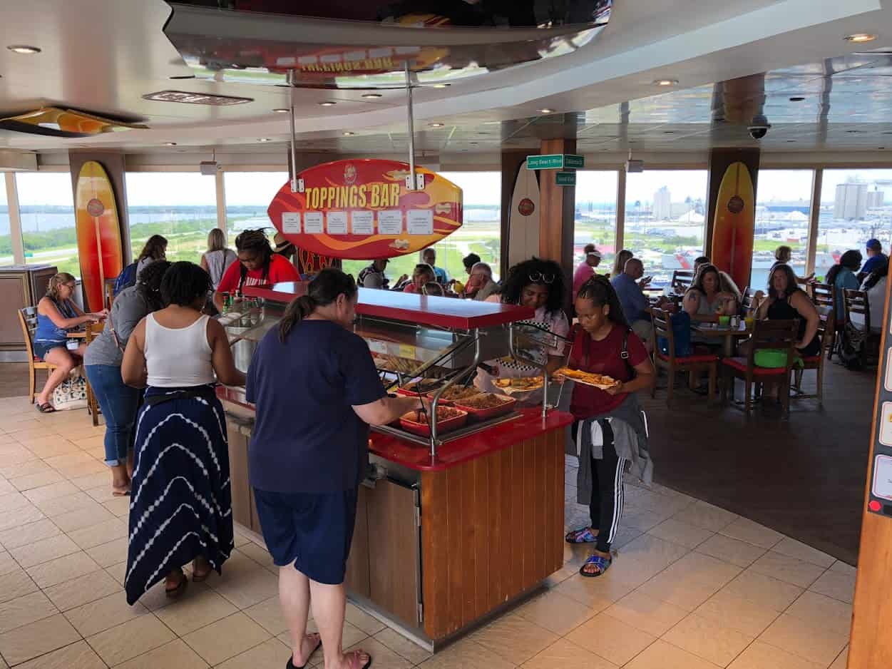 Carnival Liberty Toppings Bar