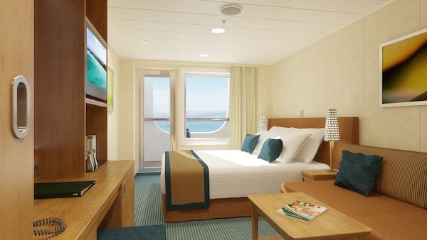 elegant stateroom at Carnival