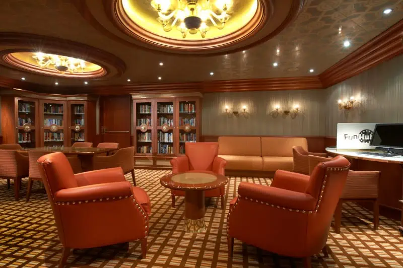 carnival cruise library