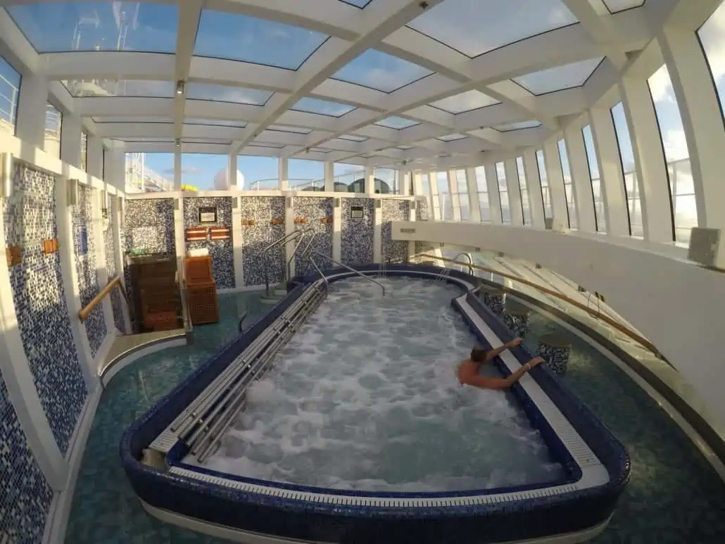 small pool at Carniva cruise ship