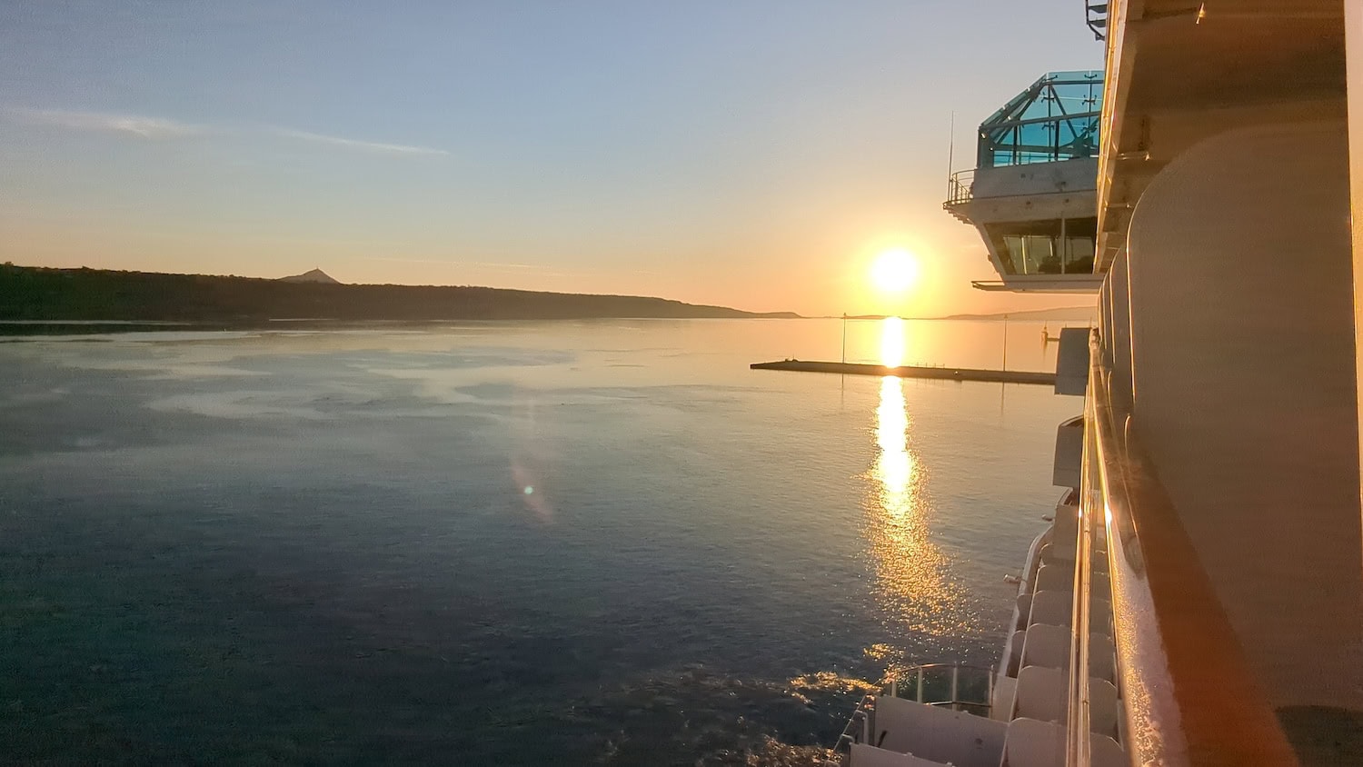 Sunset from Sun Princess