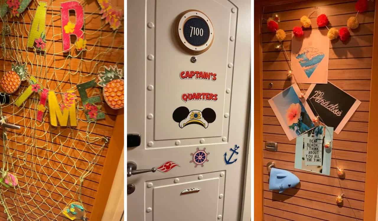 cruise cabin door decorations