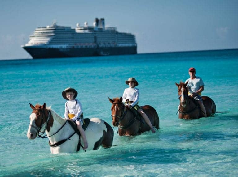 holland america half moon cay horseback riding