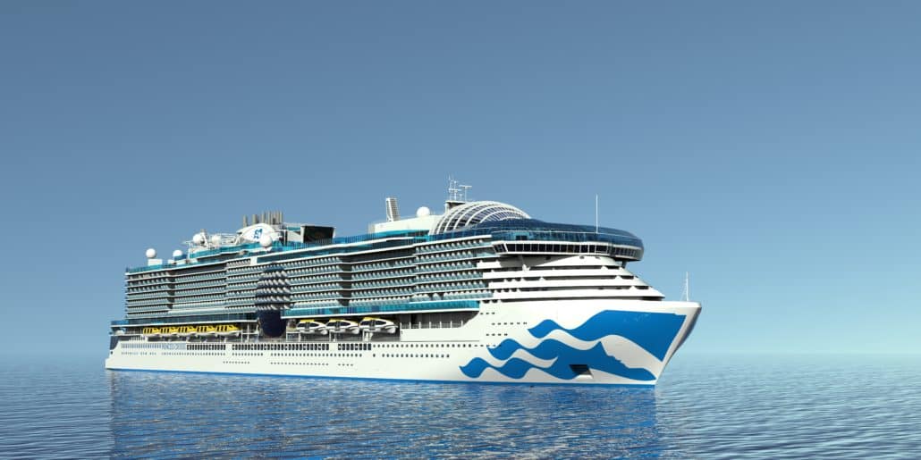 Sun Princess' exterior view