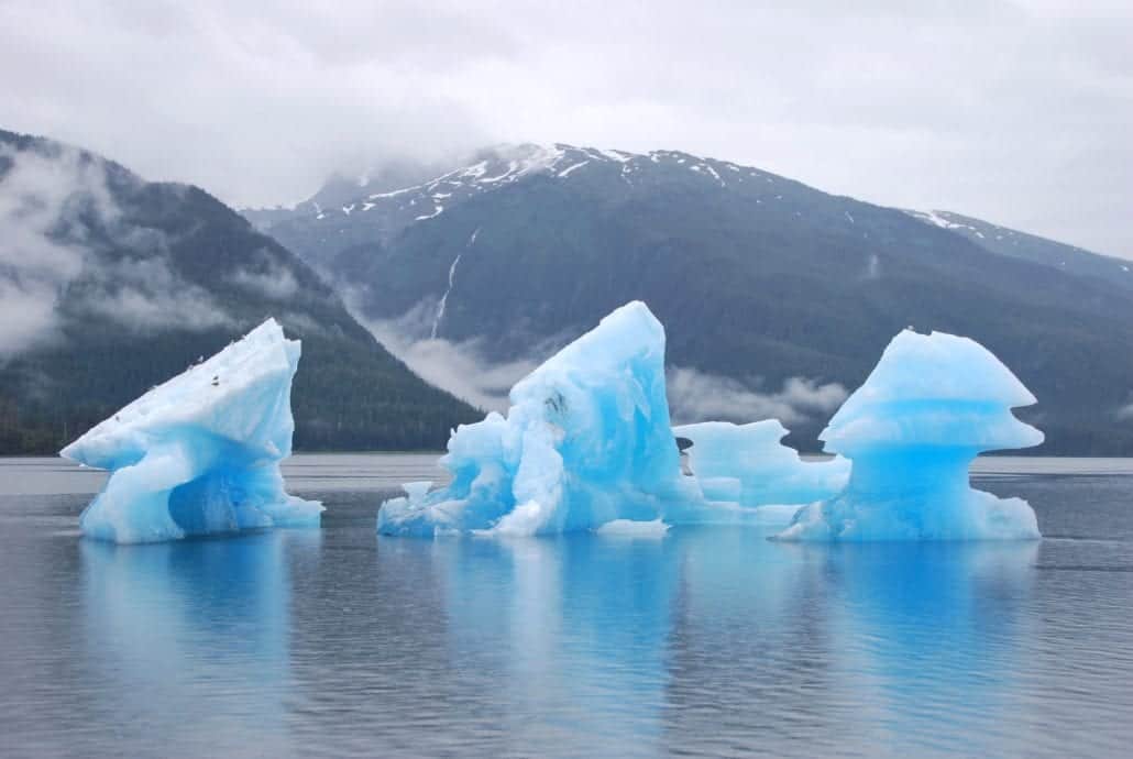 glacial icebergs alaska iceberg