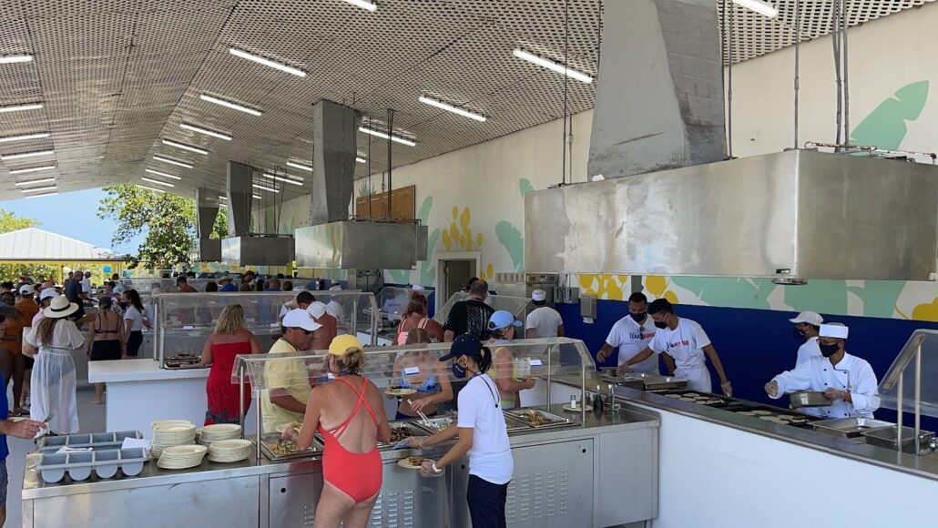 BBQ Pavillion at Half Moon Cay