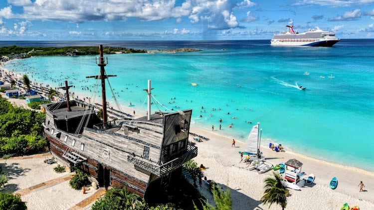 half moon cay pirate ship