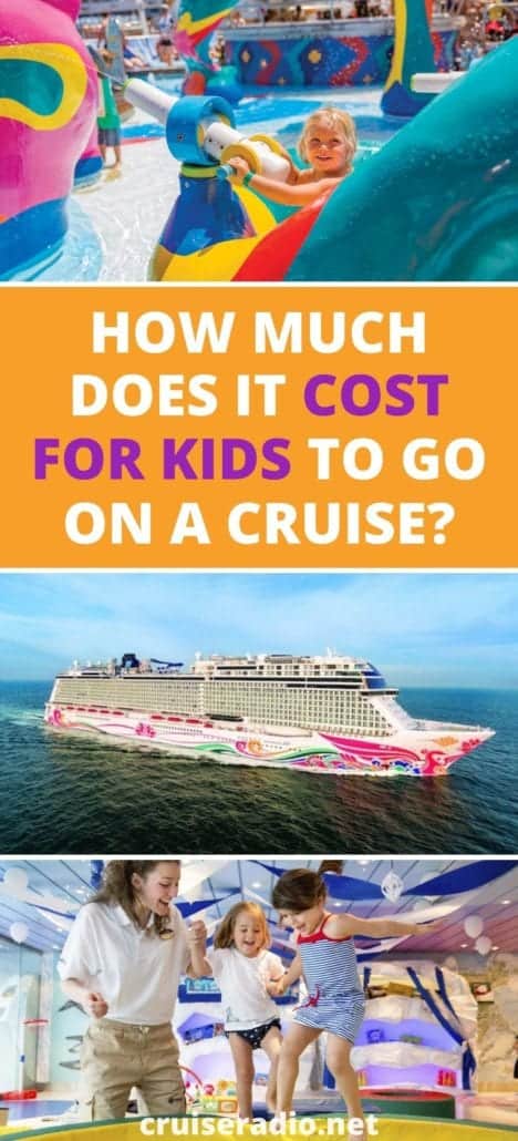 how much does it cost for kids to go on a cruise?