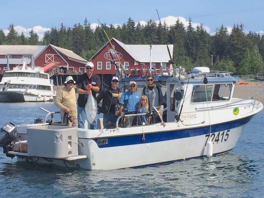 icy strait point fishing boat