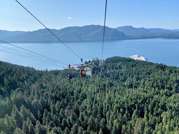 zip line icy strait point alaska