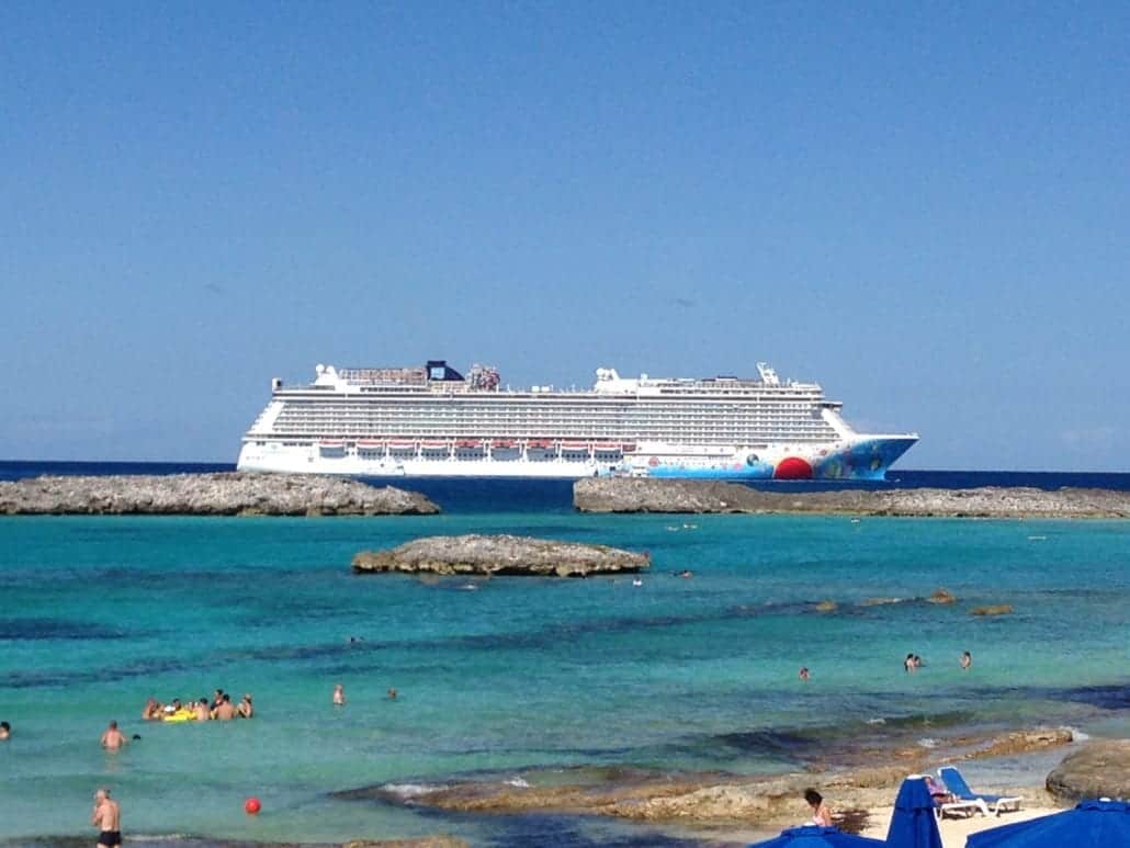 Breakaway off Great Stirrup Cay