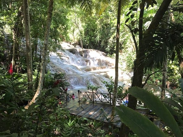 dunn's River falls jamaica climb