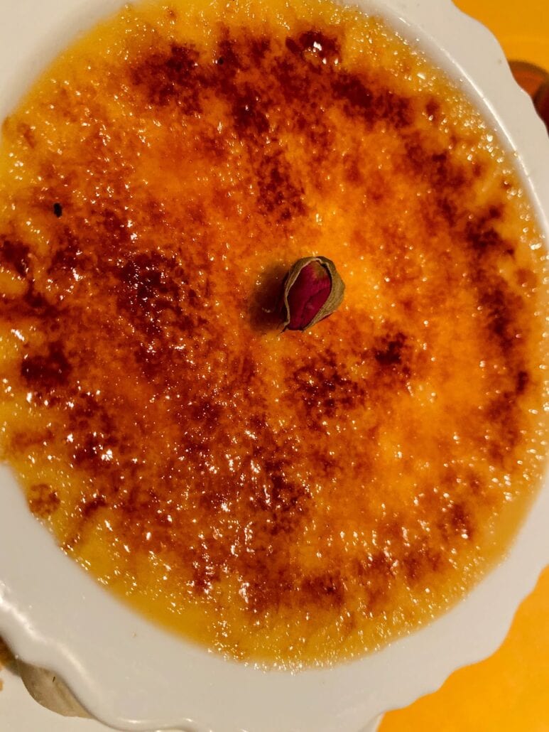 carnival cruise Rose crème brulee