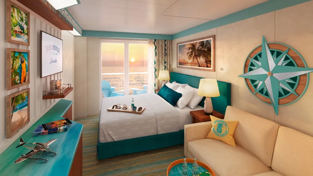 Margaritaville Islander Cruise Ship balcony