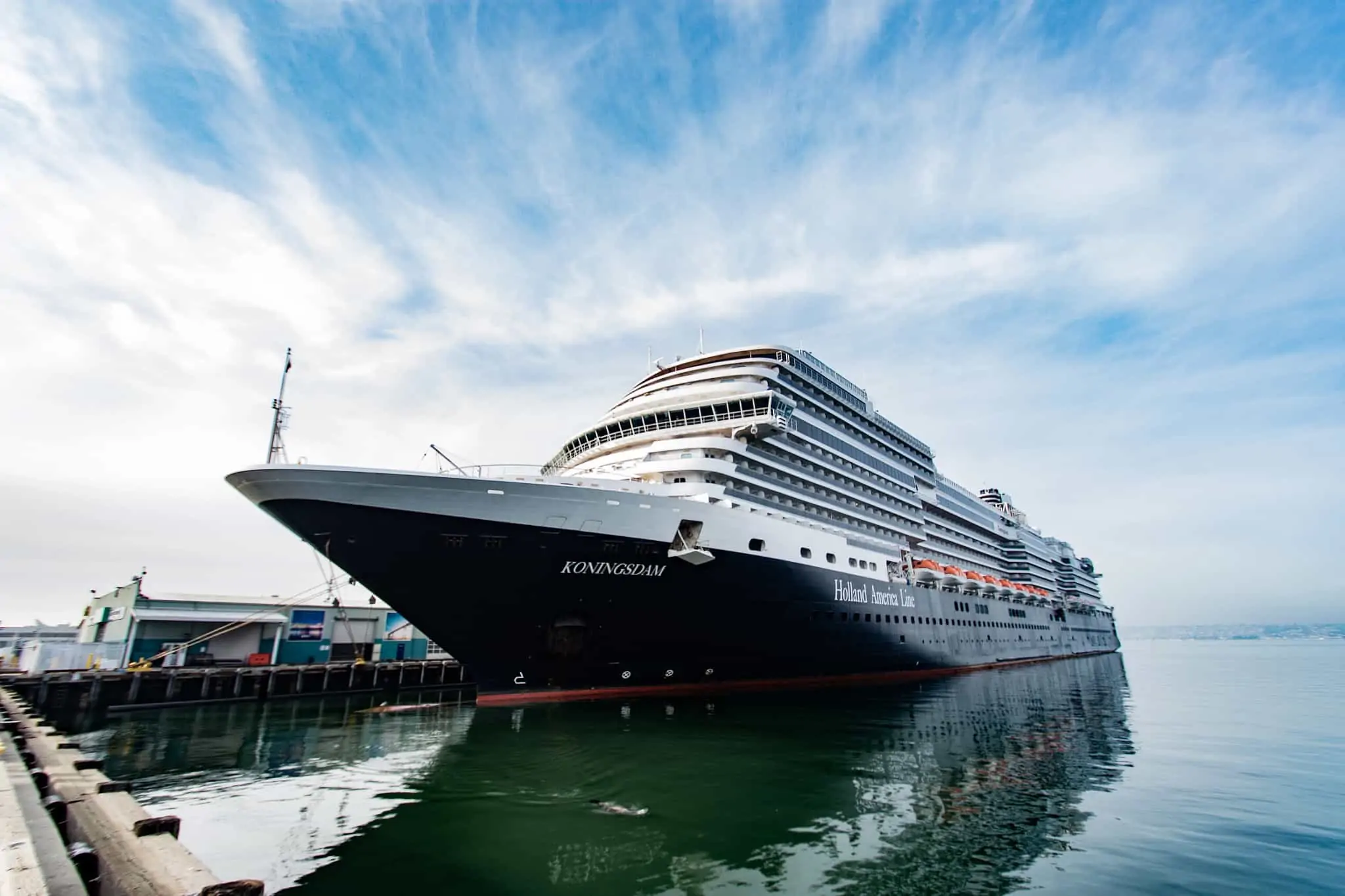 Holland America's Koningsdam in San Diego, California