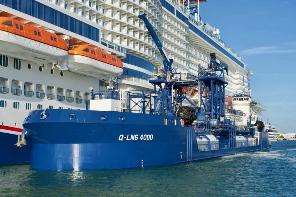 LNG refuel mardi gras port canaveral