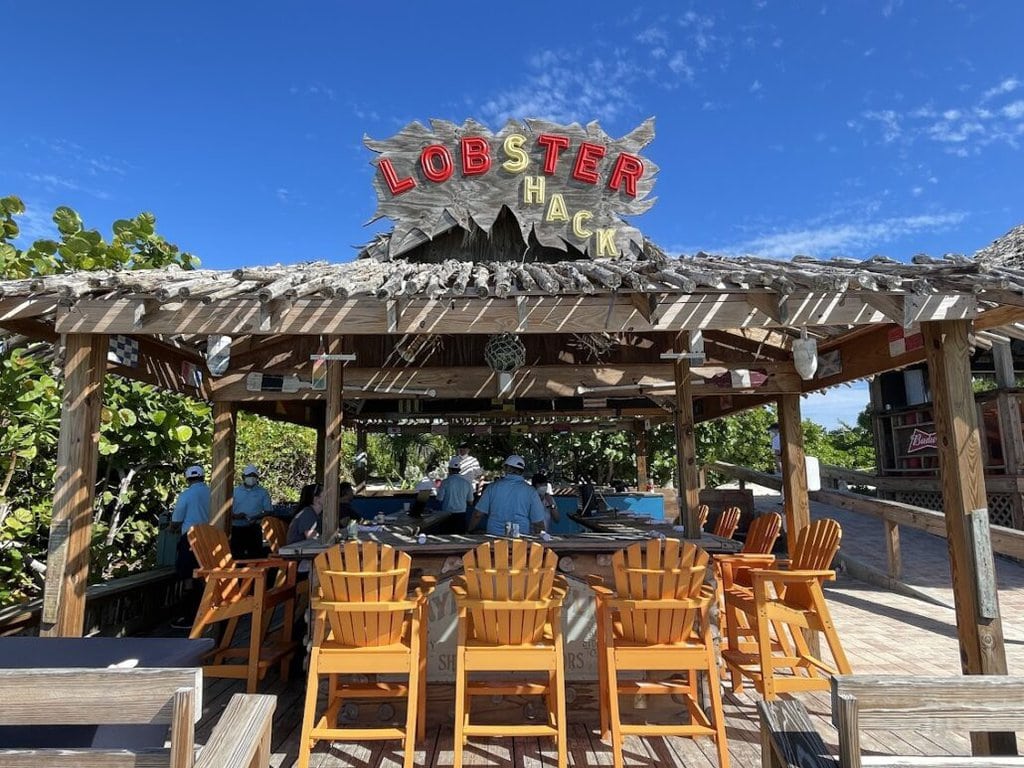 lobster shack half moon cay 