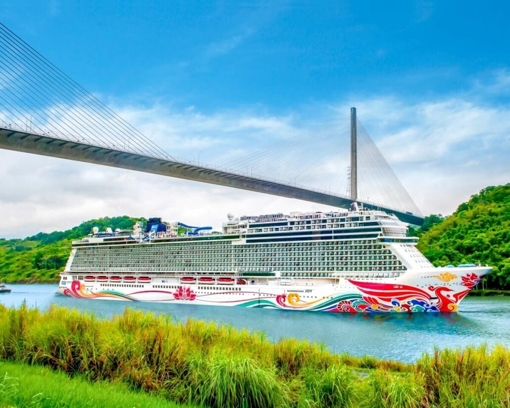 Norwegian Joy at the Panama Canal