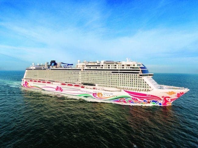 norwegian joy sea trials