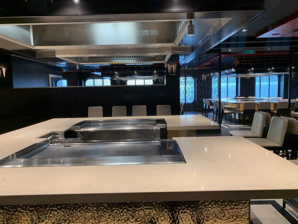 Teppanyaki at Norwegian joy