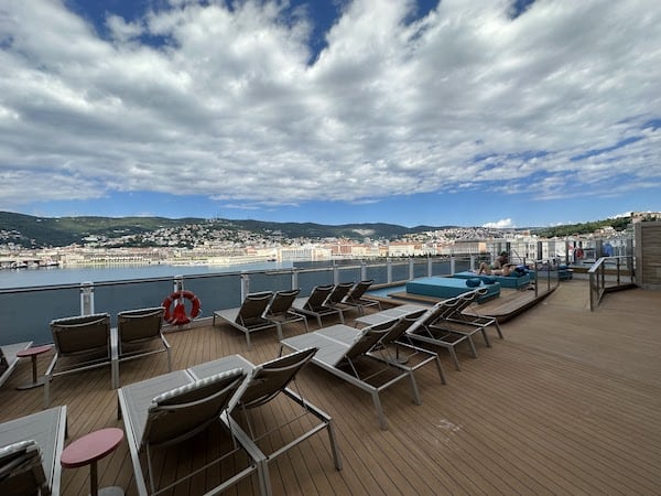 Outside view of the Cruise Ship