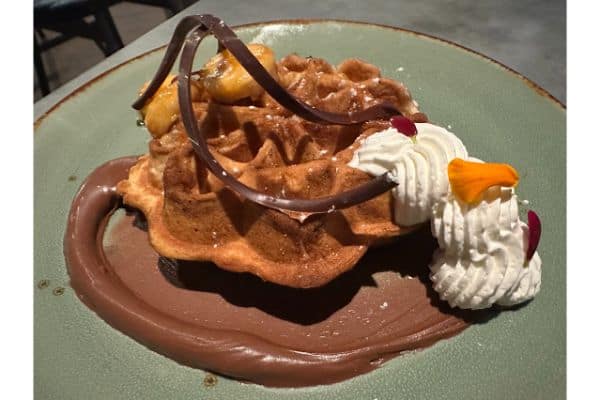 waffle dessert cruise ship norwegian viva food