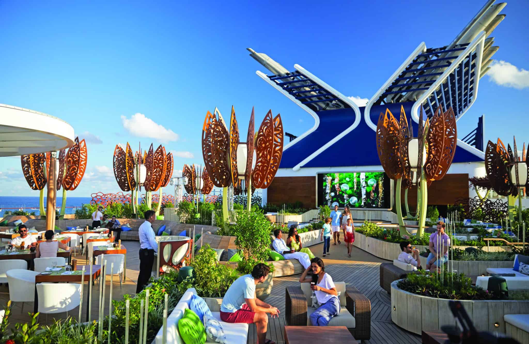 celebrity cruises rooftop garden