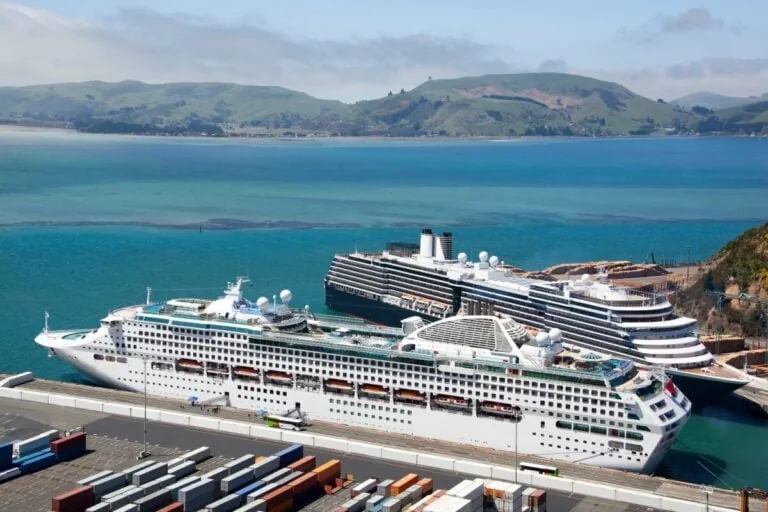 Port Chalmers in New Zealand