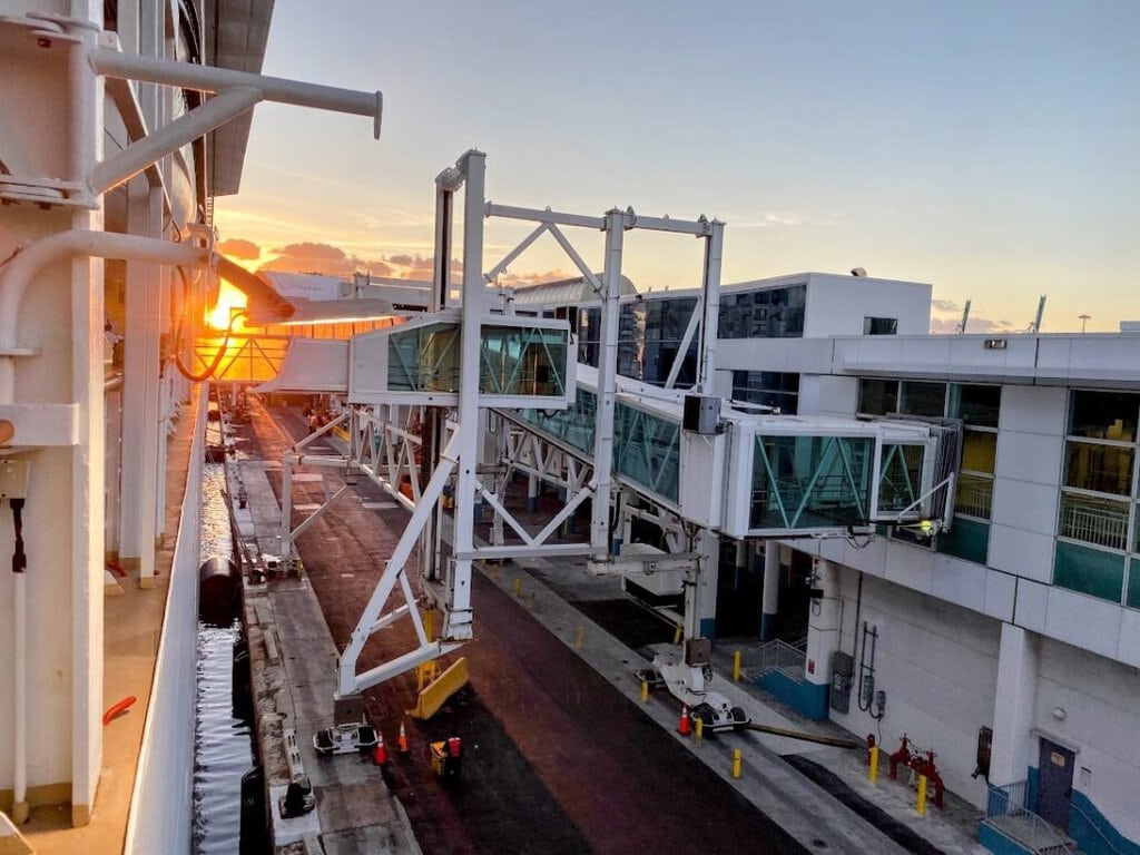 port miami gangway