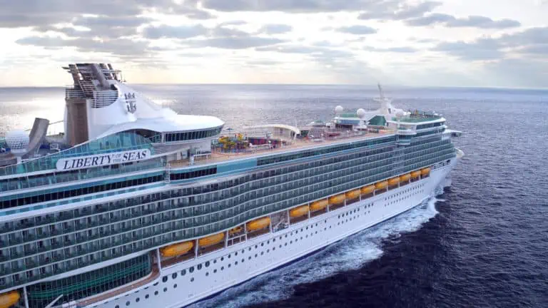 Aerial view of Liberty of the Seas