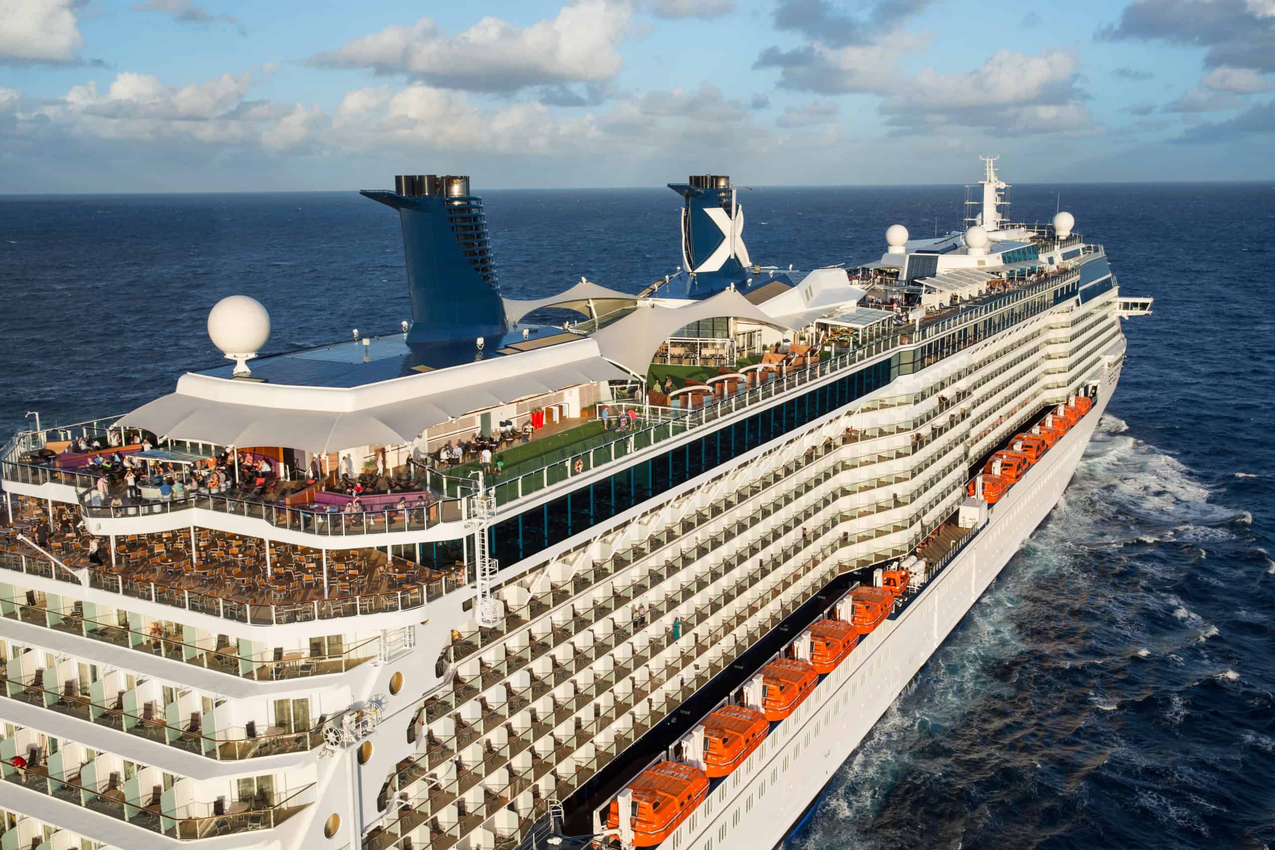 Aerial view of Celebrity Reflection 