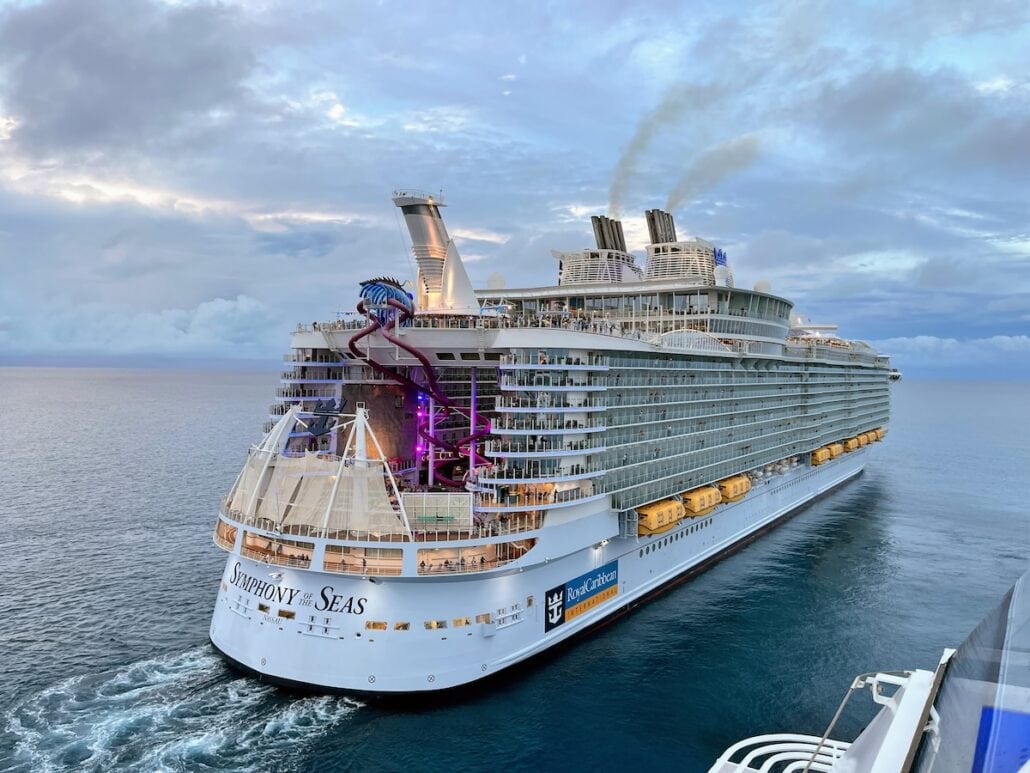 Royal Caribbean's Symphony of the Seas sailing in The Bahamas.