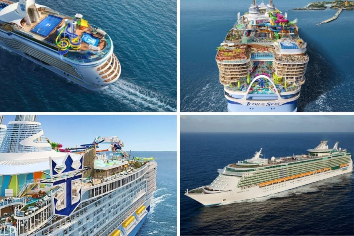 Royal Caribbean ships by age