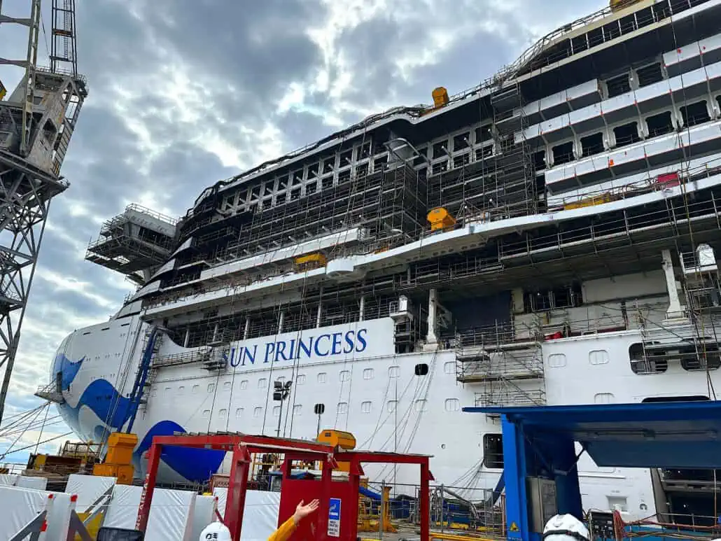 sun princess fincantieri shipyard