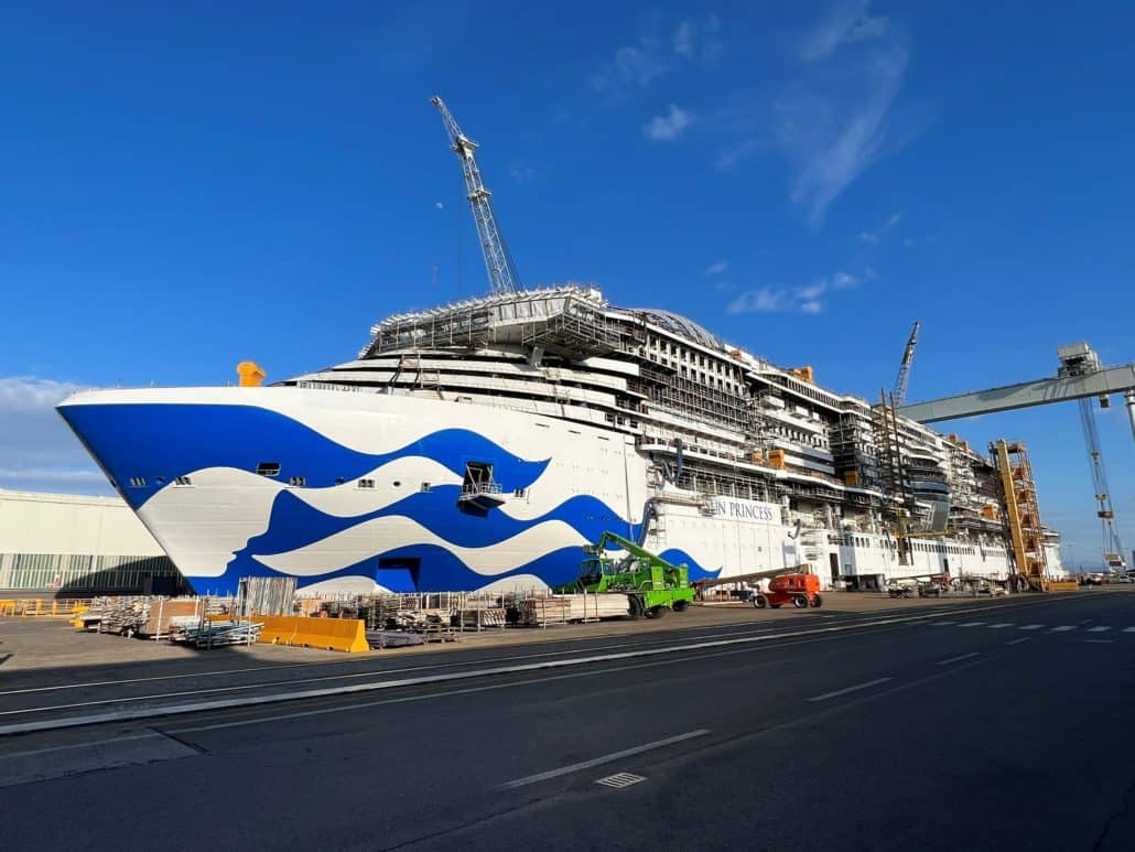 sun princess fincantieri shipyard italy