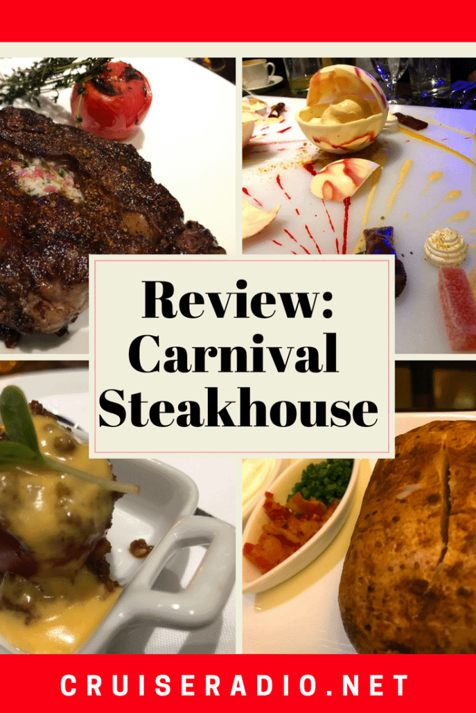 Carnival steakhouse review