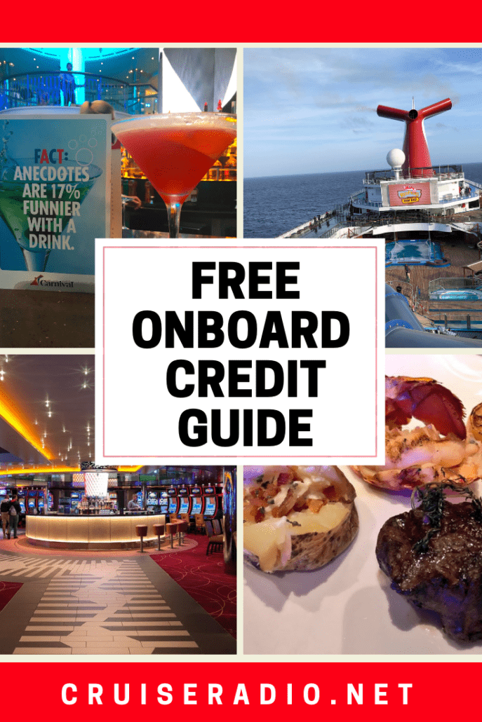 ONBOARD CRUISE CREDIT GUIDE 1