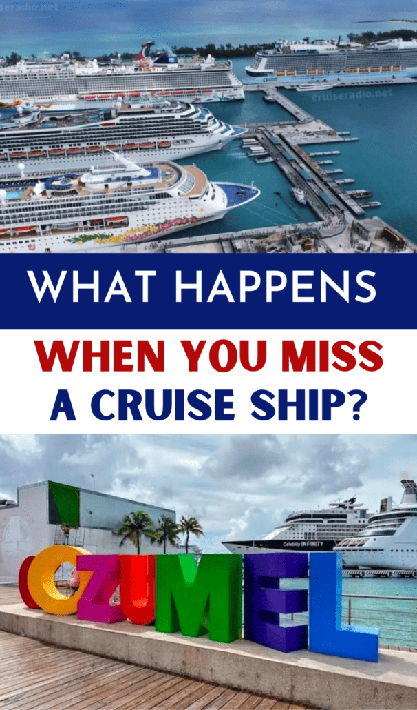 what happens when you miss a cruise ship